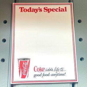 Vintage Coca-Cola Today’s Special Notepad